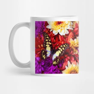 Two Resting Butterflies On Poms Mug